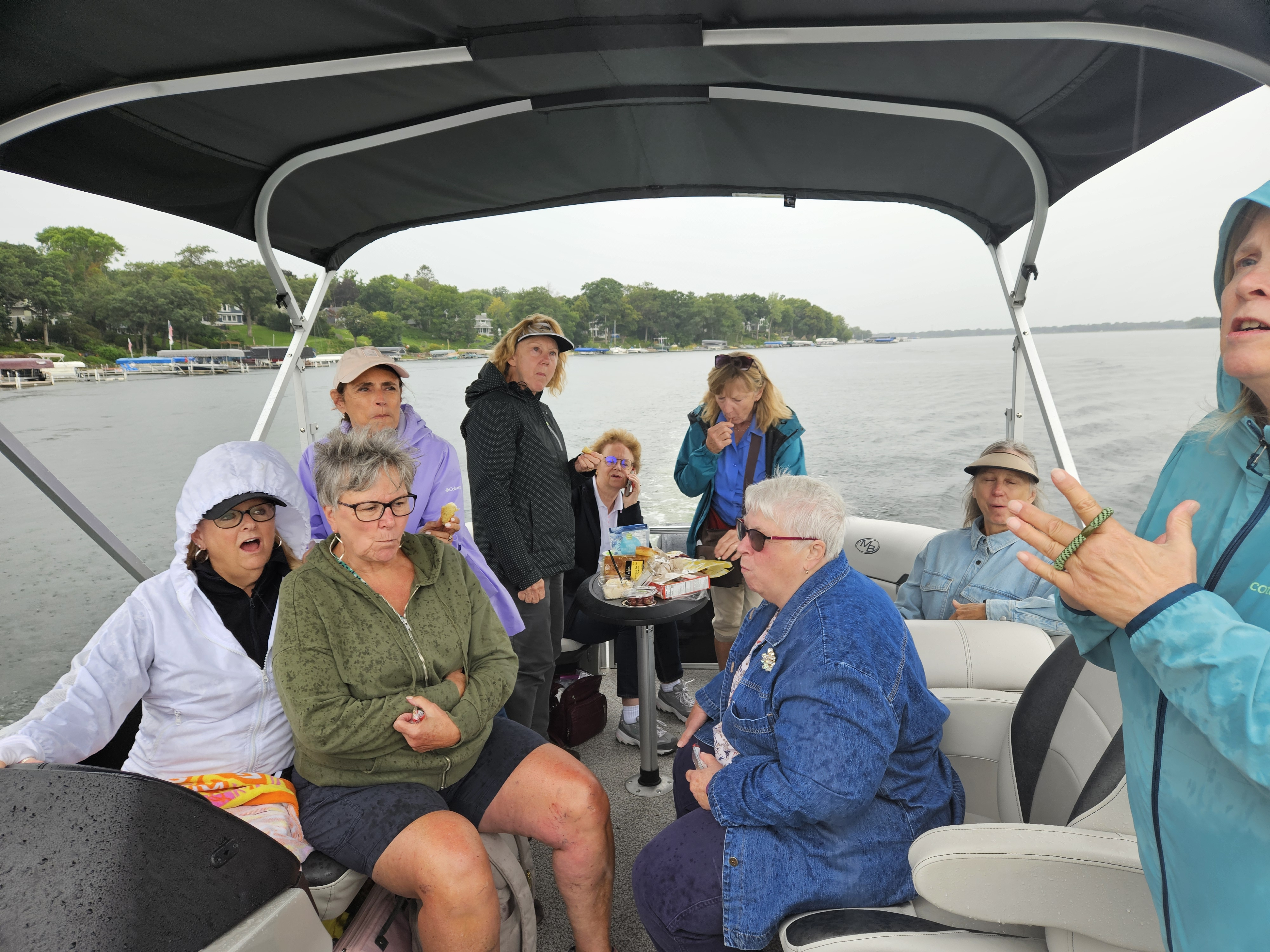 Pontoon ride on White Bear Lake 8/22/24